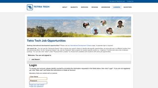 Tetra Tech Job Opportunities