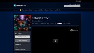 Tetris® Effect on PS4 | Official PlayStation™Store Canada