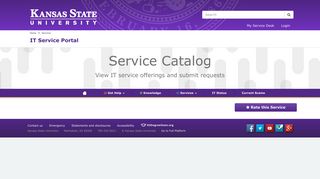TEVAL - Services | K-State IT Service Portal