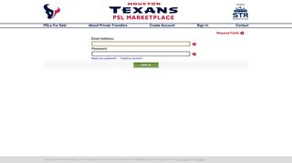 Login Account - Official Houston Texans PSL Marketplace Buy & Sell ...