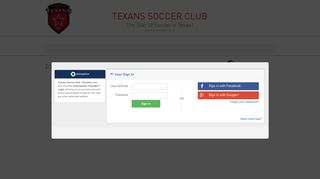 Texans Soccer Club. All rights reserved. © Demosphere International ...