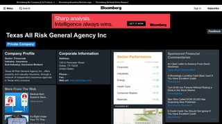Texas All Risk General Agency Inc: Company Profile - Bloomberg