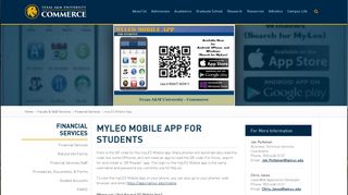 myLEO Mobile App for Students - Texas A&M University-Commerce