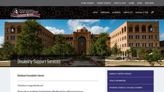 Blackboard Accessibility - Texas A&M University-San Antonio