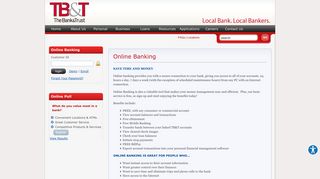 Online Banking Bryan TX | Online Banking ... - The Bank and Trust