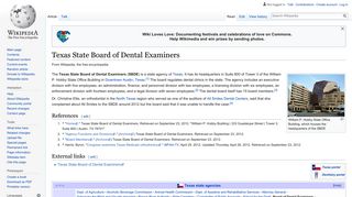 Texas State Board of Dental Examiners - Wikipedia