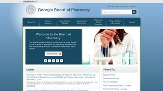 Georgia Board of Pharmacy |