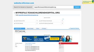myprofile.texaschildrenshospital.org at WI. BIG-IP logout page