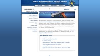 TxDPS - Handgun Licensing - Texas DPS - Texas.gov