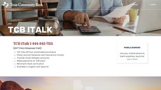 TCB iTalk › Texas Community Bank