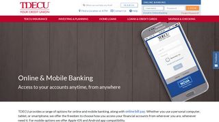 Online Banking Overview | TDECU