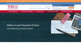 Make A Loan Payment | TDECU