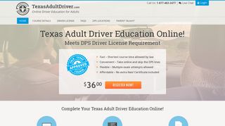 Texas Adult Driver Education | Online Driver Ed | Texas Driver License