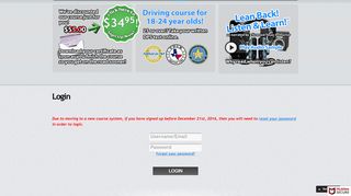 Login – Texas Adult Drivers Education.com