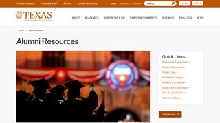 Alumni Resources | The University of Texas at Austin