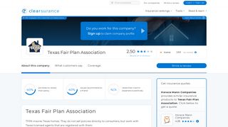 Texas Fair Plan Association Reviews & Ratings 2019 | Clearsurance