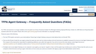 TFPA Agent Gateway FAQ - Texas Fair Plan Association