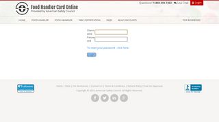 Food Handler Card Online - American Safety Council