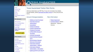 Forms - Texas Guaranteed Tuition Plan