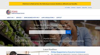 Texas Health and Human Services |