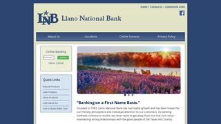 Llano National Bank > Home