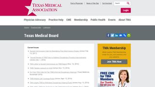 Texas Medical Board - Texas Medical Association