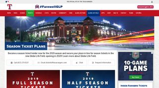 Season Tickets | Texas Rangers - MLB.com
