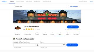 Jobs at Texas Roadhouse | Indeed.com