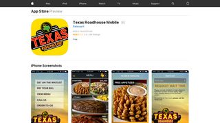 Texas Roadhouse Mobile on the App Store - iTunes - Apple