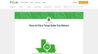 How to File a Texas Sales Tax Return - TaxJar's Blog