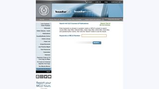 Search all CLE courses, publications and products - TexasBarCLE ...