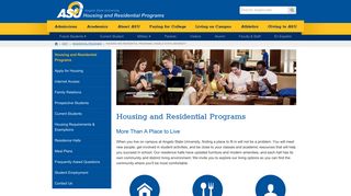 Housing and Residential Programs | Angelo State University