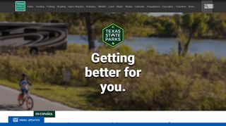 Getting Better For You - Texas State Parks - TPWD