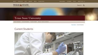 Current Students - Texas State University