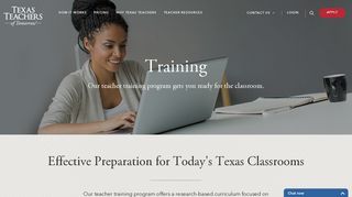 Teacher Training - Texas Teachers - Teacher Certification