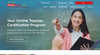 TEACHER BUILDER - Online Alternative Teacher Certification Texas