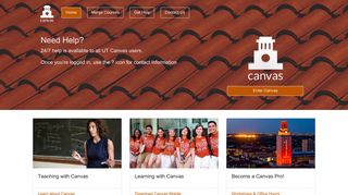 University of Texas at Austin Canvas Learning Management System