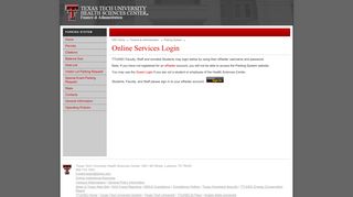 TTUHSC : Parking System - Texas Tech University Health Sciences ...