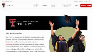 TTU K-12 - Texas Tech University Departments