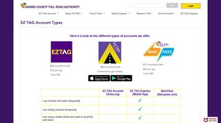 EZ TAG Information - Harris County Toll Road Authority