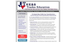 Texas Trades Education: Continuing Education For Texas Electricians