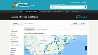 Online Storage Auctions | StorageTreasures.com