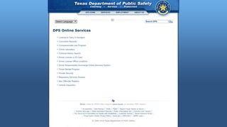 TxDPS - Online Services - Texas DPS - Texas.gov