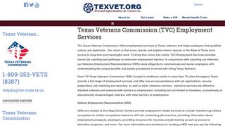 Texas Veterans Commission (TVC) Employment Services | TexVet