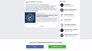 (TWC)... - Texas Workforce Commission - Facebook