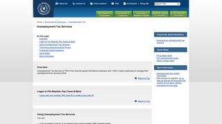 Unemployment Tax Services | Texas Workforce Commission