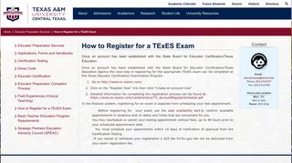 How to Register for a TExES Exam