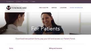 For Patients | TexomaCare