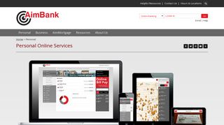 Online & Mobile Banking - Personal Online Services | AimBank
