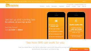 Bulk SMS Sign Up | Text Marketer